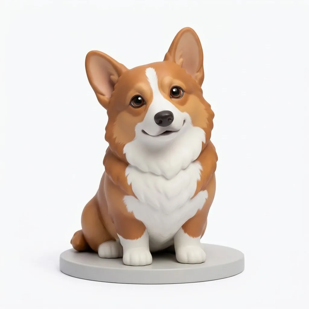 Pet Figurine: Stylized design example