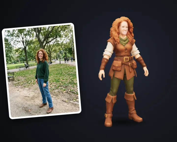 Game Character of You: Turn your photo into a stylized 3D game character