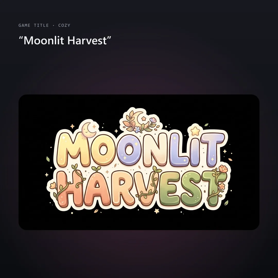 Game Title Logo: example result
