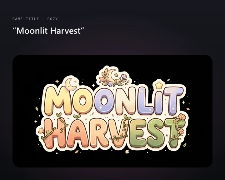 Game Title Logo: Type your game's name and get a title logo