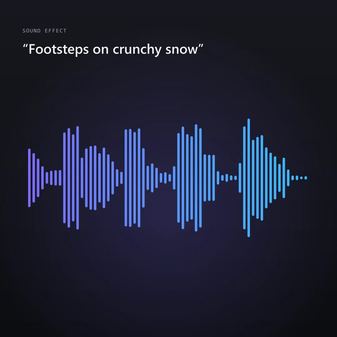 Snow footsteps sound effect