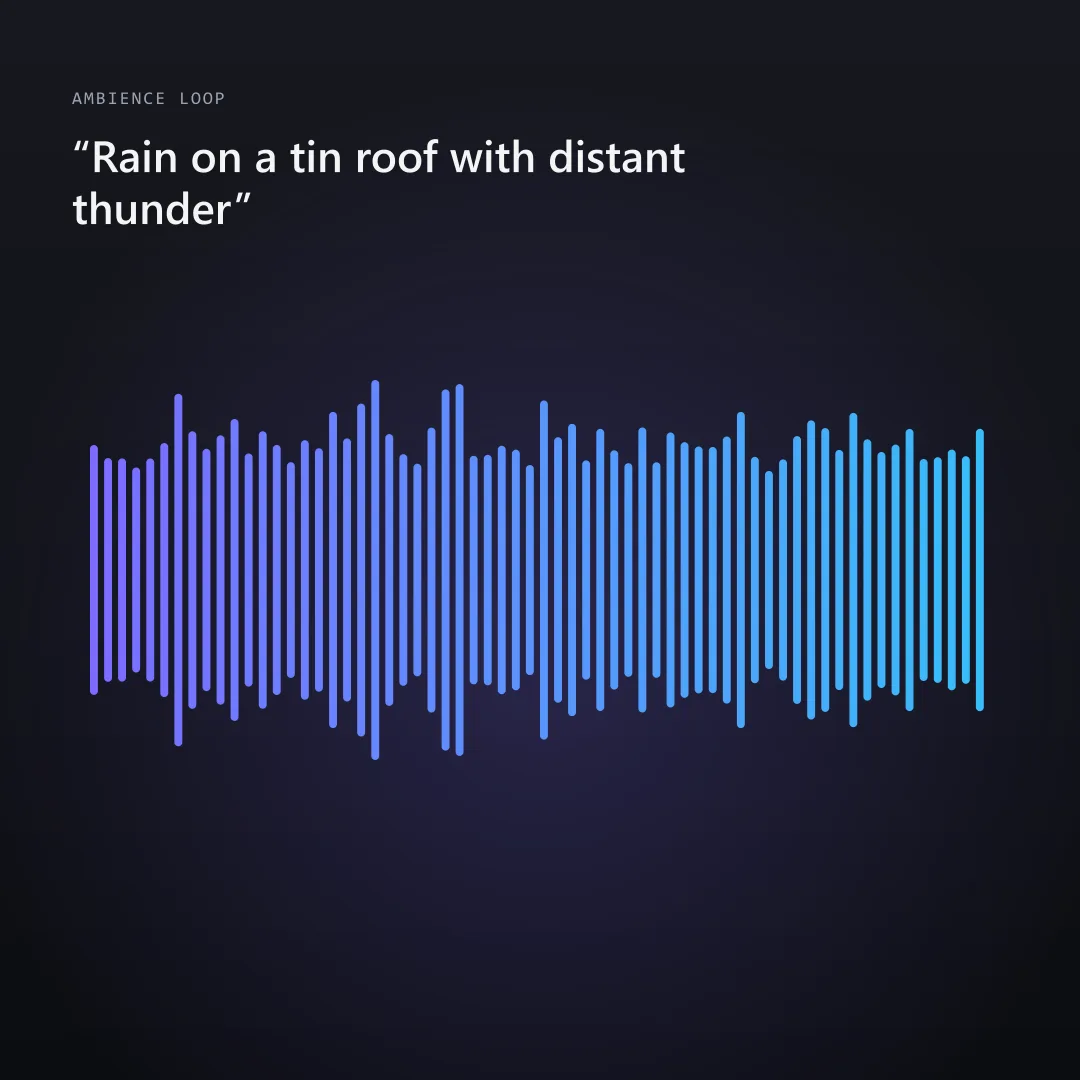 Rain ambience loop