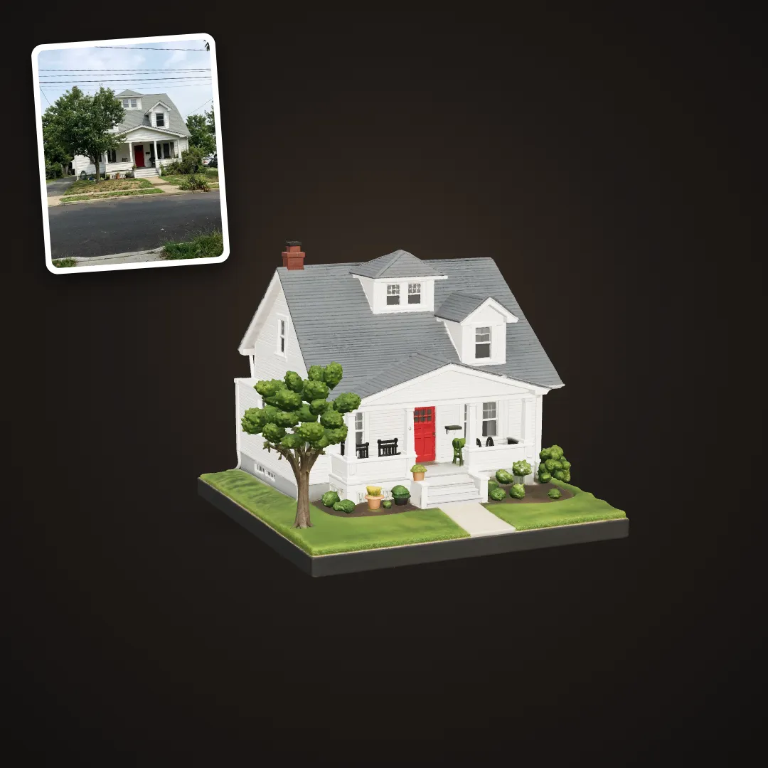House Miniature: example result