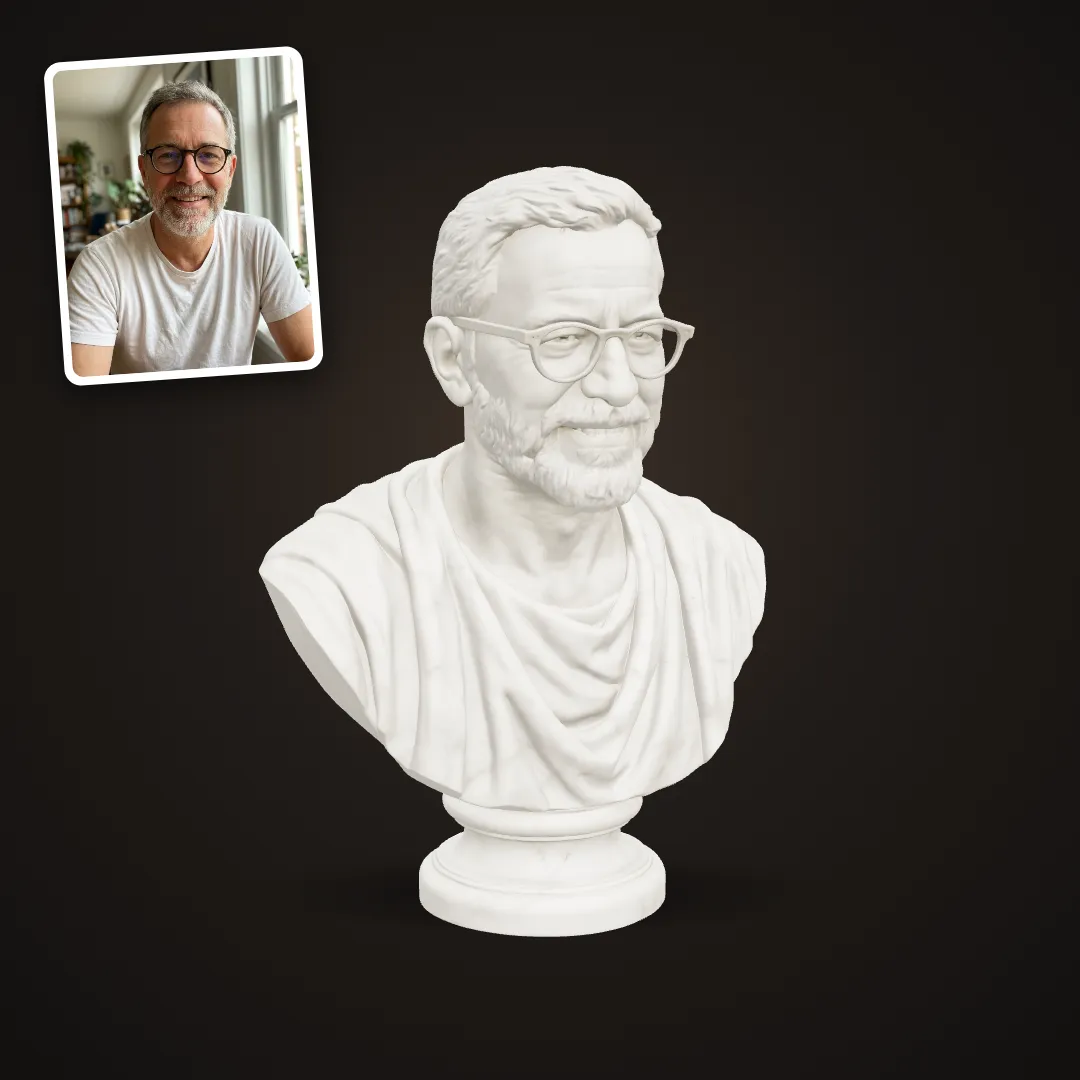 Marble Statue of You: example result