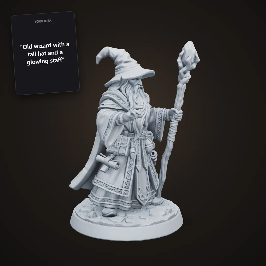 Wizard miniature