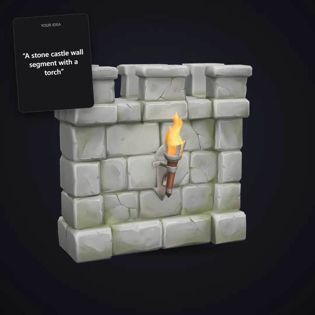 Stylized Modular Piece: example result