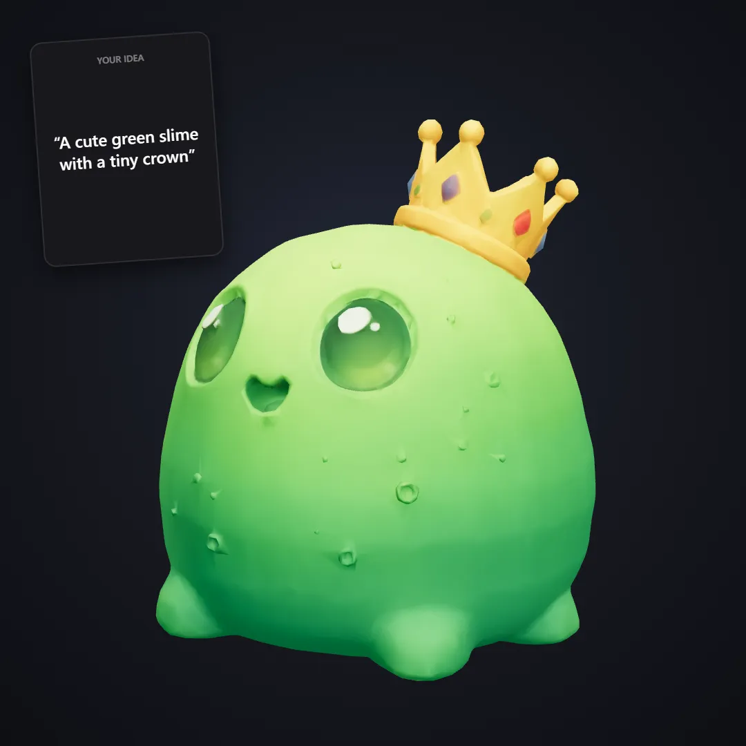 Slime king monster