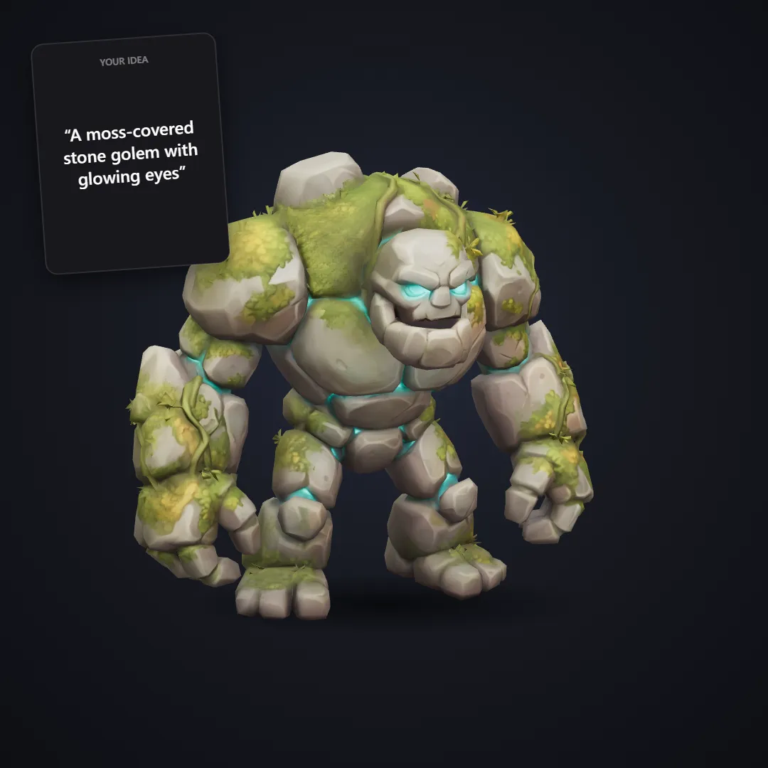 Stylized Monster & Creature: example result