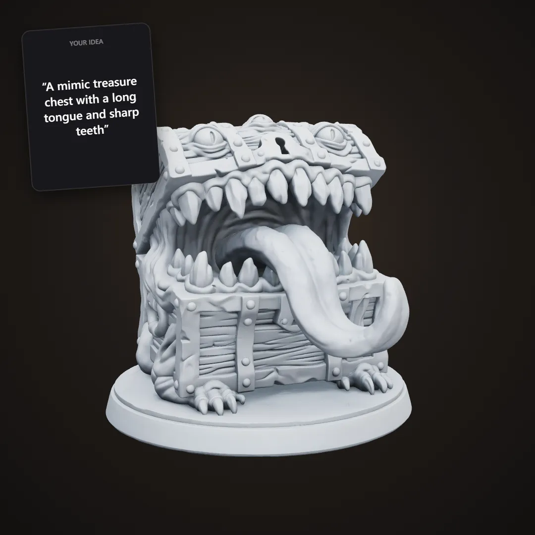 Mimic chest miniature