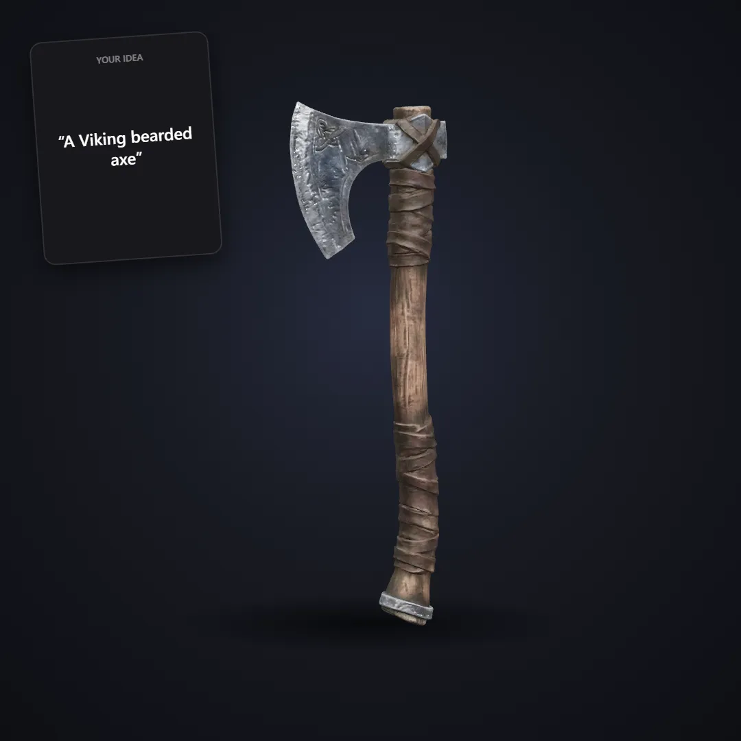 Realistic Viking axe