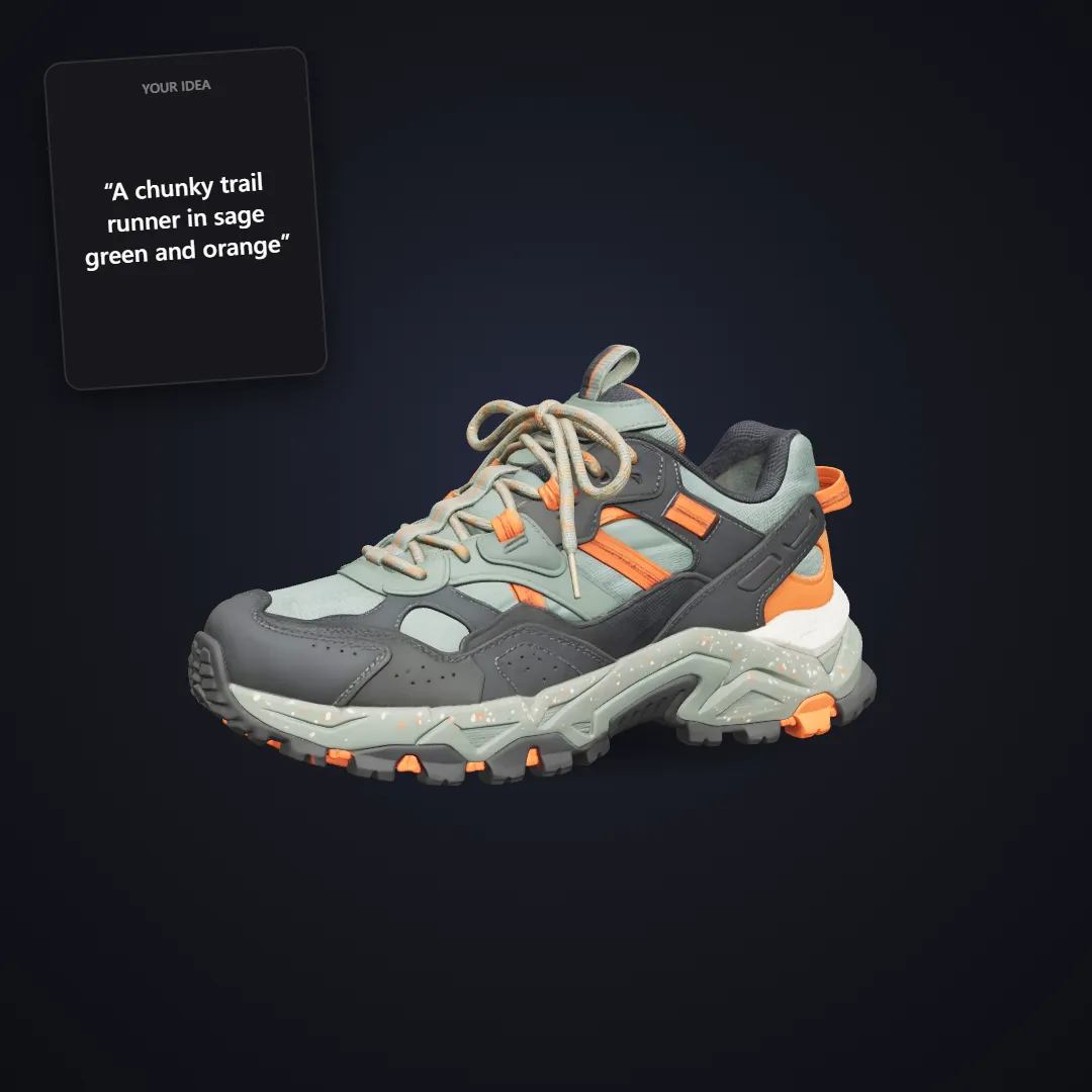 Sneaker Designer: example result