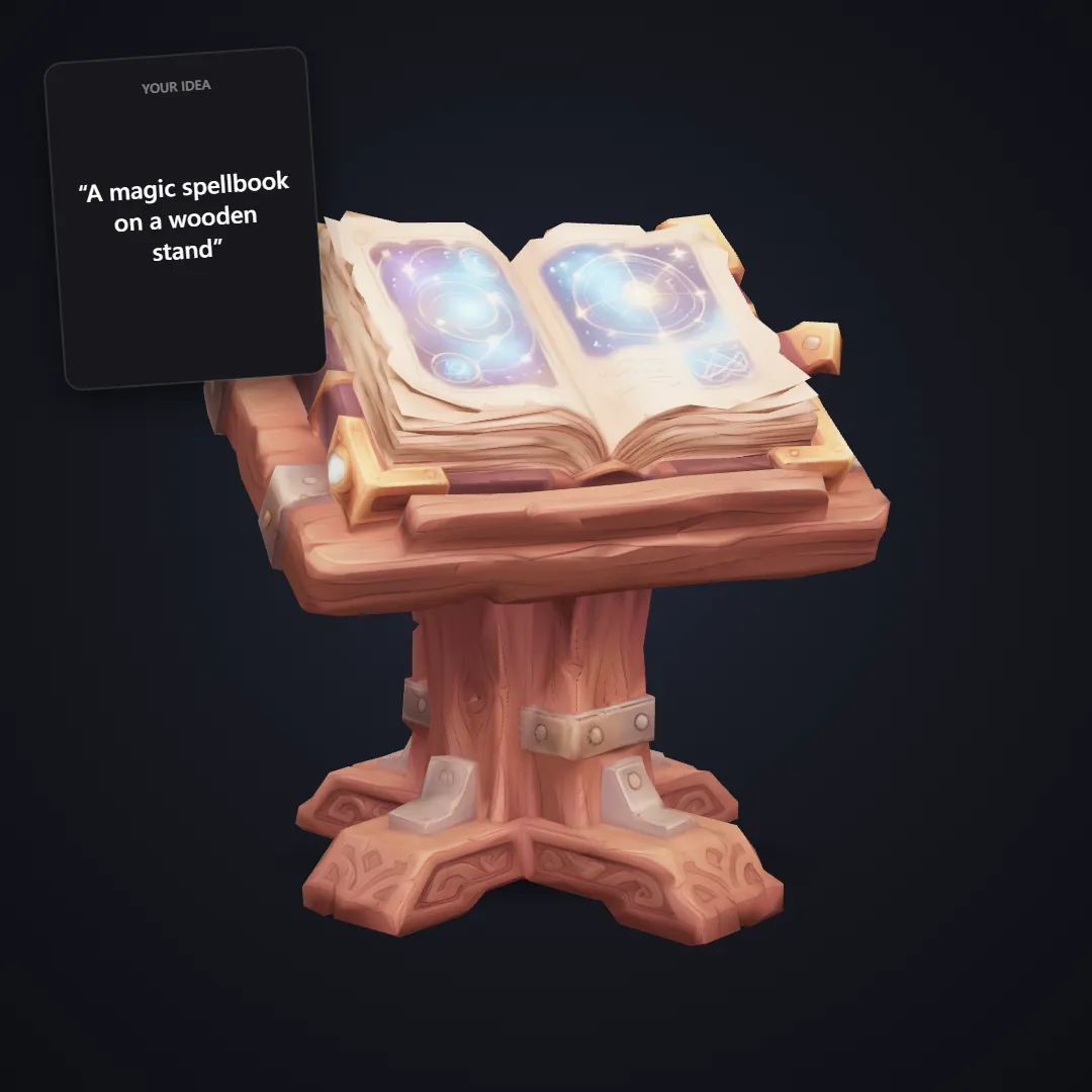 Hand-painted spellbook