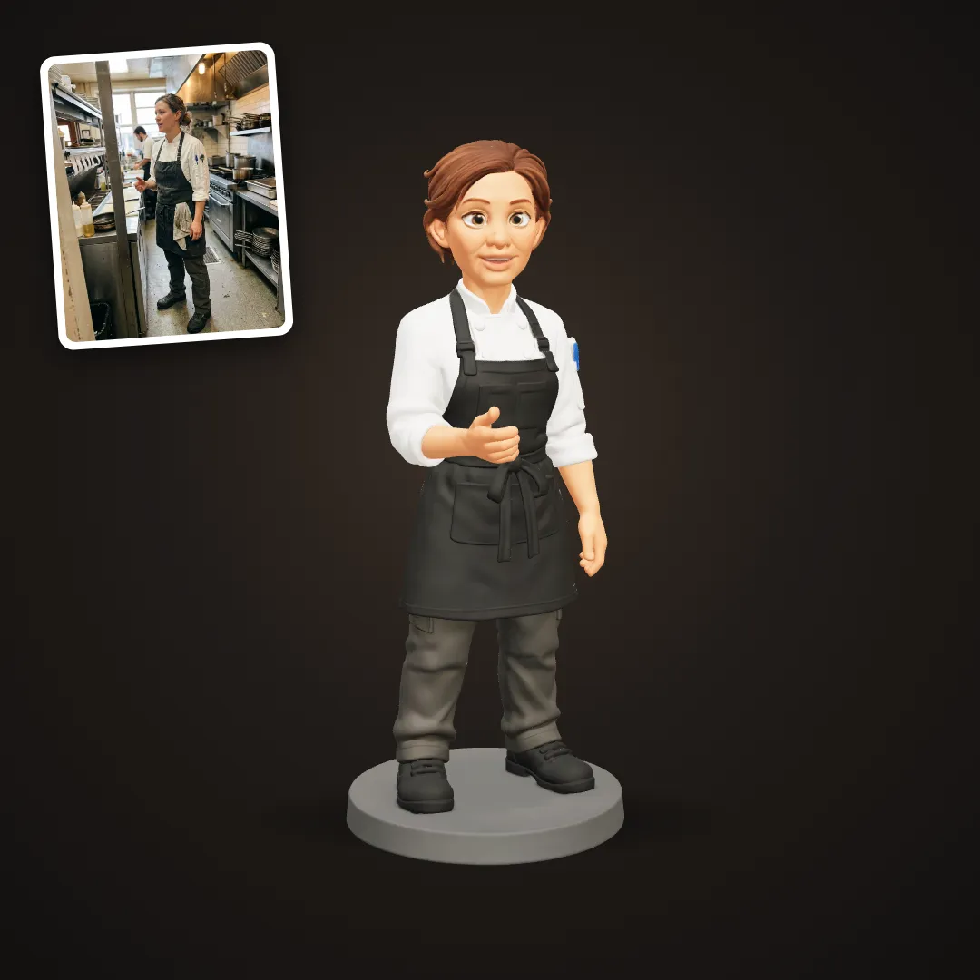 Chef as a cartoon character